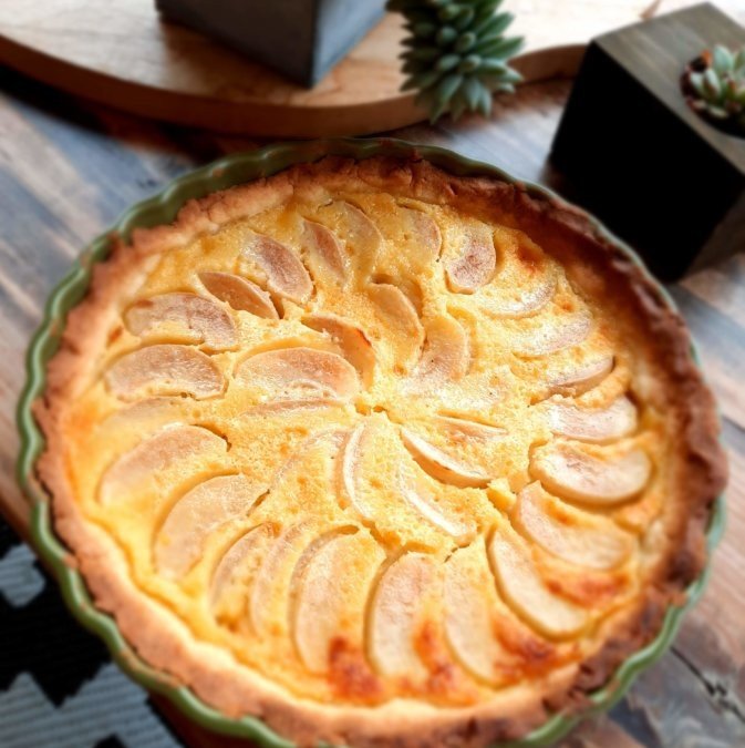 Tarte aux nashis (pomme-poire)