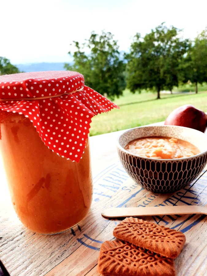 compote pommes en bocal - mijote et papote