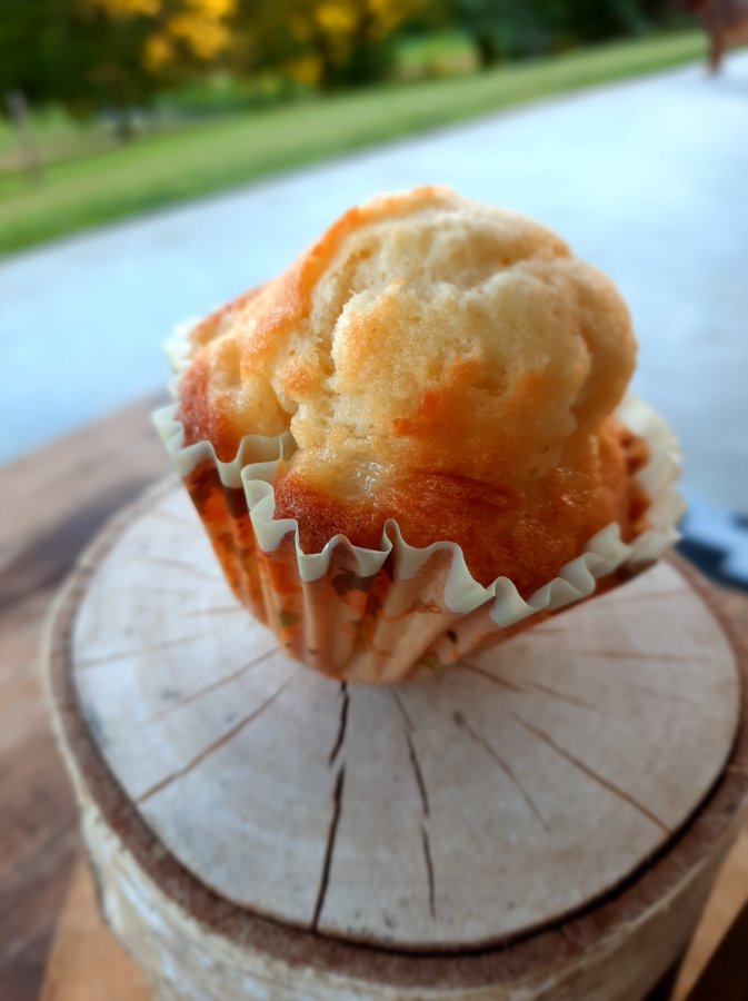 mini cake pomme-raisin rhum -mijote et papote