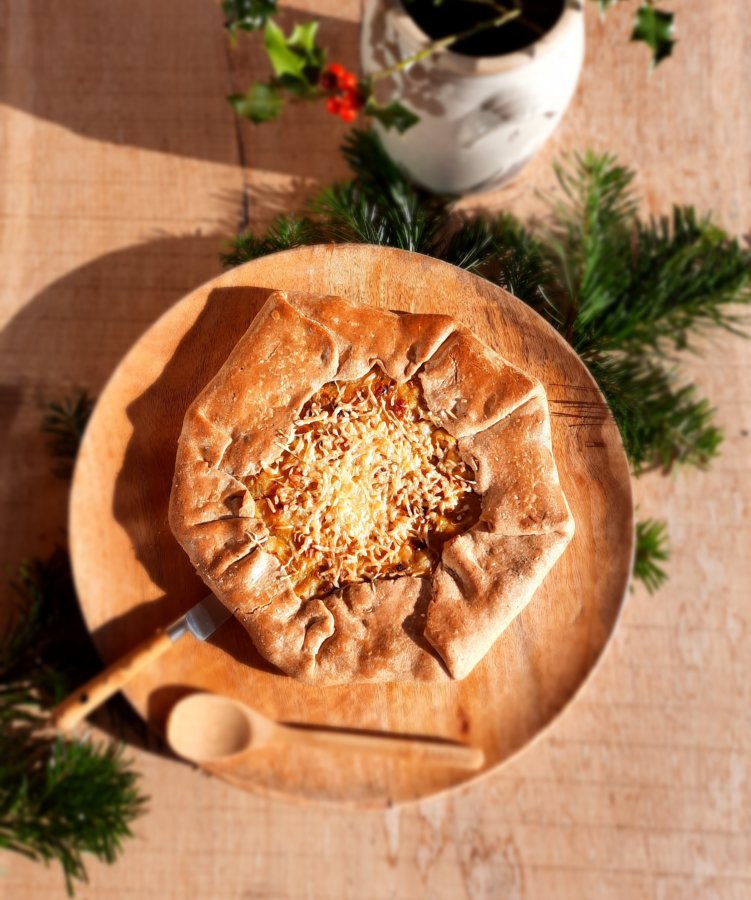 tarte rustique aux poireaux - mijote e t papote