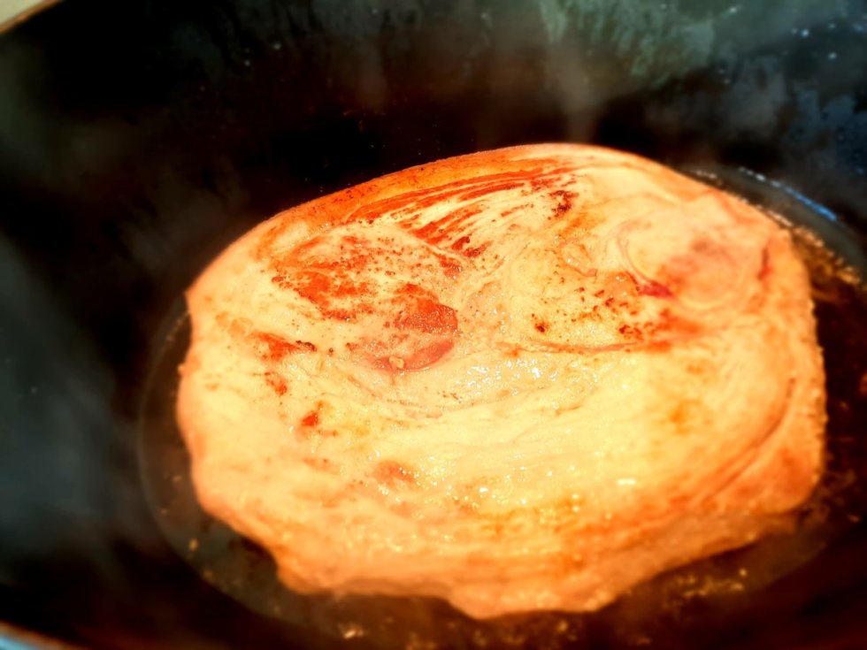 Rouelle de porc confite à la bière de Mam'selle Cath | Recettes