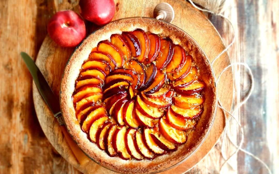 Tarte aux nectarines