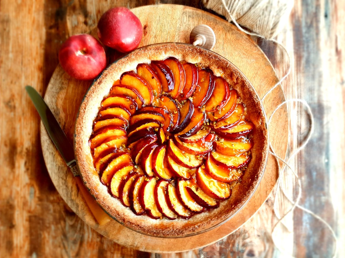 tarte nectarines - mijote et papote