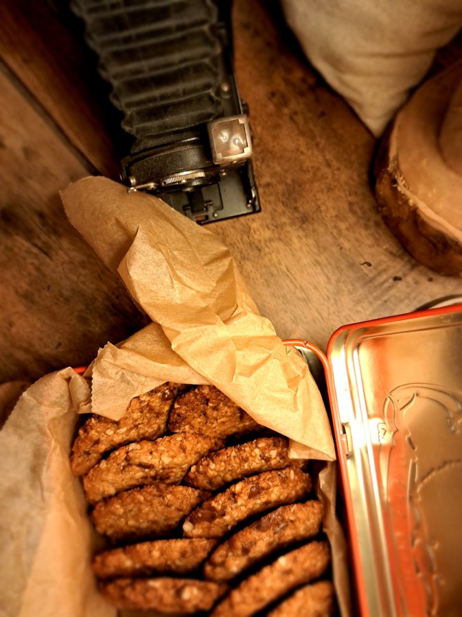 biscuits flocons d'avoine - mijote et papote